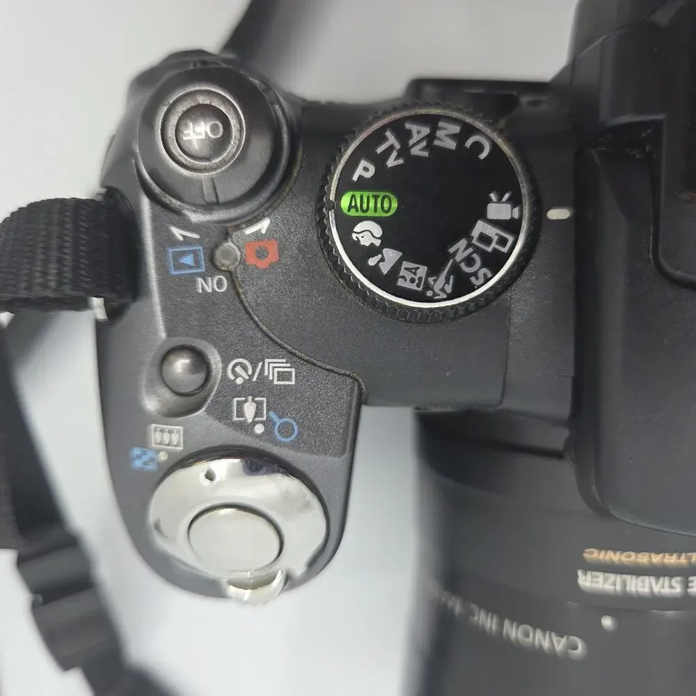 Canon PowerShot S5 IS 8MP 12x Camera LA-DC58E Adapter UV Filter Tested/Working